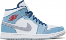 Jordan 1 Mid SE Shoes Womens Blue EA8047-544