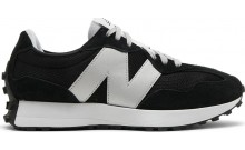 New Balance 327 Shoes Mens Black Metal Silver NZ6142-953