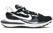 Nike Sacai x VaporWaffle Shoes Womens Black White QC4782-527