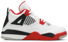 Jordan 4 Retro OG PS Shoes Kids Red TF2049-496