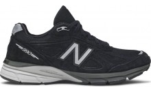 New Balance 990v4 Shoes Mens Black Silver VH1597-125