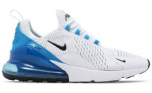 Nike Air Max 270 Shoes Womens White Blue ZR9709-140