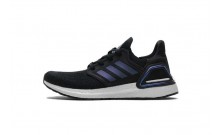 Adidas Ultra Boost 2020 Shoes Mens Black Blue Purple IN8115-525