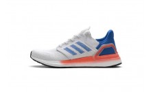 Adidas Ultra Boost 20 Shoes Womens White Blue OX6076-686