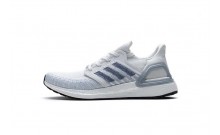 Adidas Ultra Boost 20 Shoes Womens White / Light Blue PC2929-655