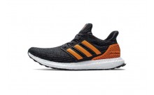 Adidas Ultra Boost Shoes Mens Black Orange TI5389-257